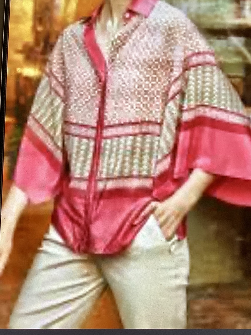 Carlisle Collection Button-Front Women's Top